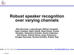 JHU WS08 RSR Team Final Presentation