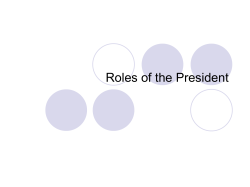 Roles of the President