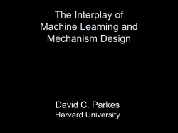 The Interplay of Machine Learning and Mechanism Design