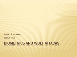 Biometrics and wolf attacks