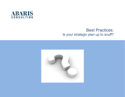 Best Practice Strategic Planing