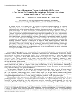 General Recognition Theory with Individual Differences: A New