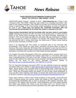 the News Release