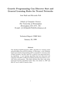Genetic Programming Can Discover Fast and General Learning