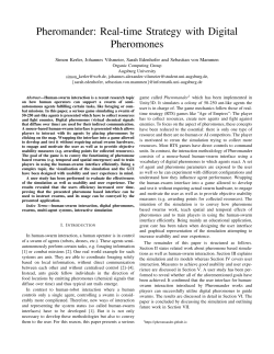 Pheromander: Real-time Strategy with Digital Pheromones