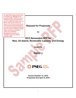 LIPA 280-MW Renewable RFP