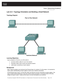 Lab 9.8.2: Cisco Switch MAC Table Examination