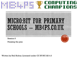 mb4ps_Lesson6 - microbit for primary schools