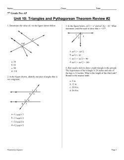 Test 2A (Assessment Masters)