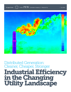 Industrial Efficiency in the Changing Utility Landscape