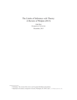 The Limits of Inference with Theory: A Review of Wolpin