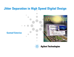 5 Jitter Separation in High Speed Digital Design FE