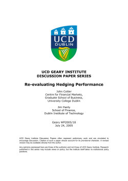 Re-evaluating Hedging Performance