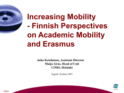 Student mobility