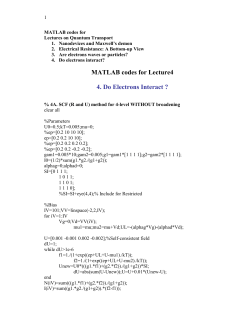 MATLAB codes