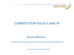 Competition policy and the exercise of intellectual