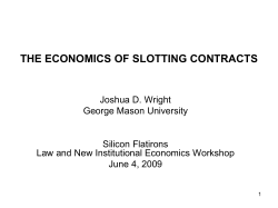 Shelf Space Contracts and Category Management