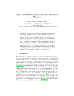 Busy-Time Scheduling on a Bounded Number of