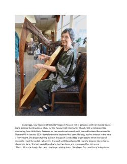 Diana Riggs, new resident of Uplands Village in Pleasant Hill, is