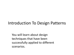 Design patterns