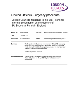 Elected Officers &ndash; urgency procedure