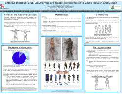 An Analysis of Female Representation in Game Industry and Design