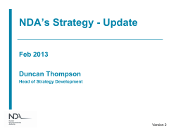 NDA Strategy