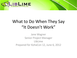 What to Do When They Say “It Doesn`t Work”