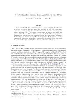 A Faster Pseudopolynomial Time Algorithm for Subset Sum