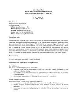 syllabus - Alfredo Garcia