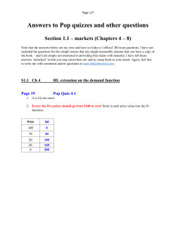 (Ch`s 36 - 62) Answers 2.1 - The Good, the Bad and the Economist