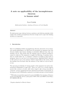 A note on applicability of the incompleteness theorem to human mind