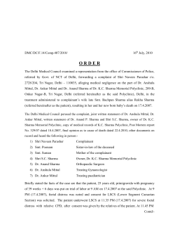 DMC/DC/14/2/Comp - Delhi Medical Council