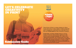 LET`S CELEBRATE CREATIVITY IN PRINT