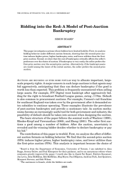 Bidding into the Red - UCLA Department of Economics