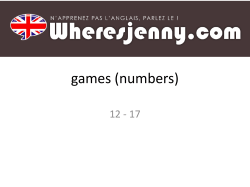 Title games (numbers) - Albert