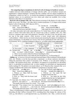 On competing degree morphemes in derived