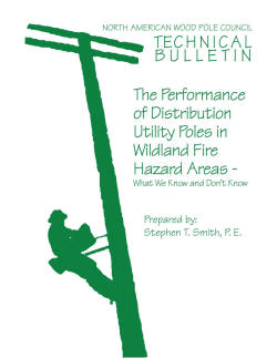 Performance of Utility Poles in Wildland Fires