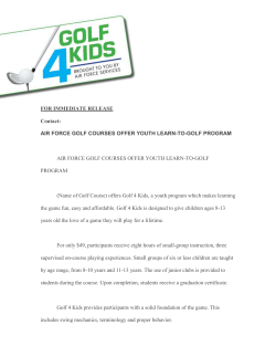 golf4kids-press-release