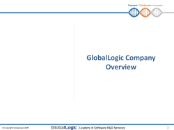 GlobalLogic Company Overview - UTN-FRCU