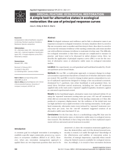 A simple test for alternative states in ecological