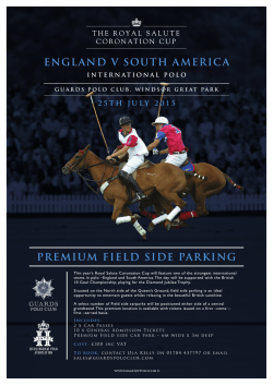 PREMIUM FIELD SIDE PARKING