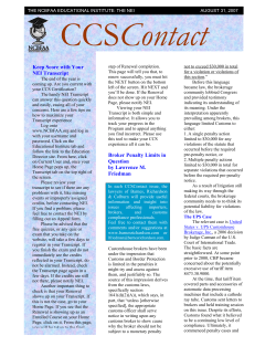 Keep Score with Your NEI Transcript Broker Penalty Limits in