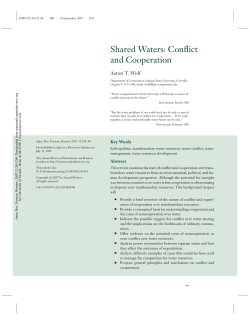 Shared Waters: Conflict and Cooperation