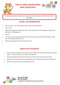 How to create a Number Bonds game using Scratch