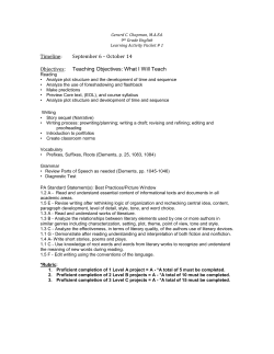 LAP # 1 Packet - mrchapman