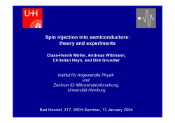 Spin injection into semiconductors: theory and experiments