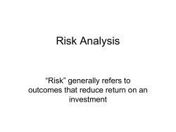 Risk Analysis