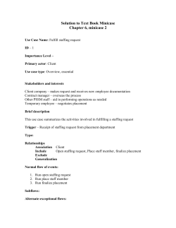 Solution to Text Book Minicase