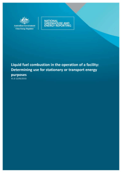 Liquid fuel - Clean Energy Regulator